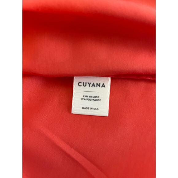 Cuyana Drawstring Shirt in Lipstick Size X-Small - Picture 7 of 7